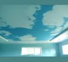 Натяжные потолки: небо и облака