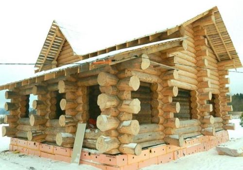 Сруб дома